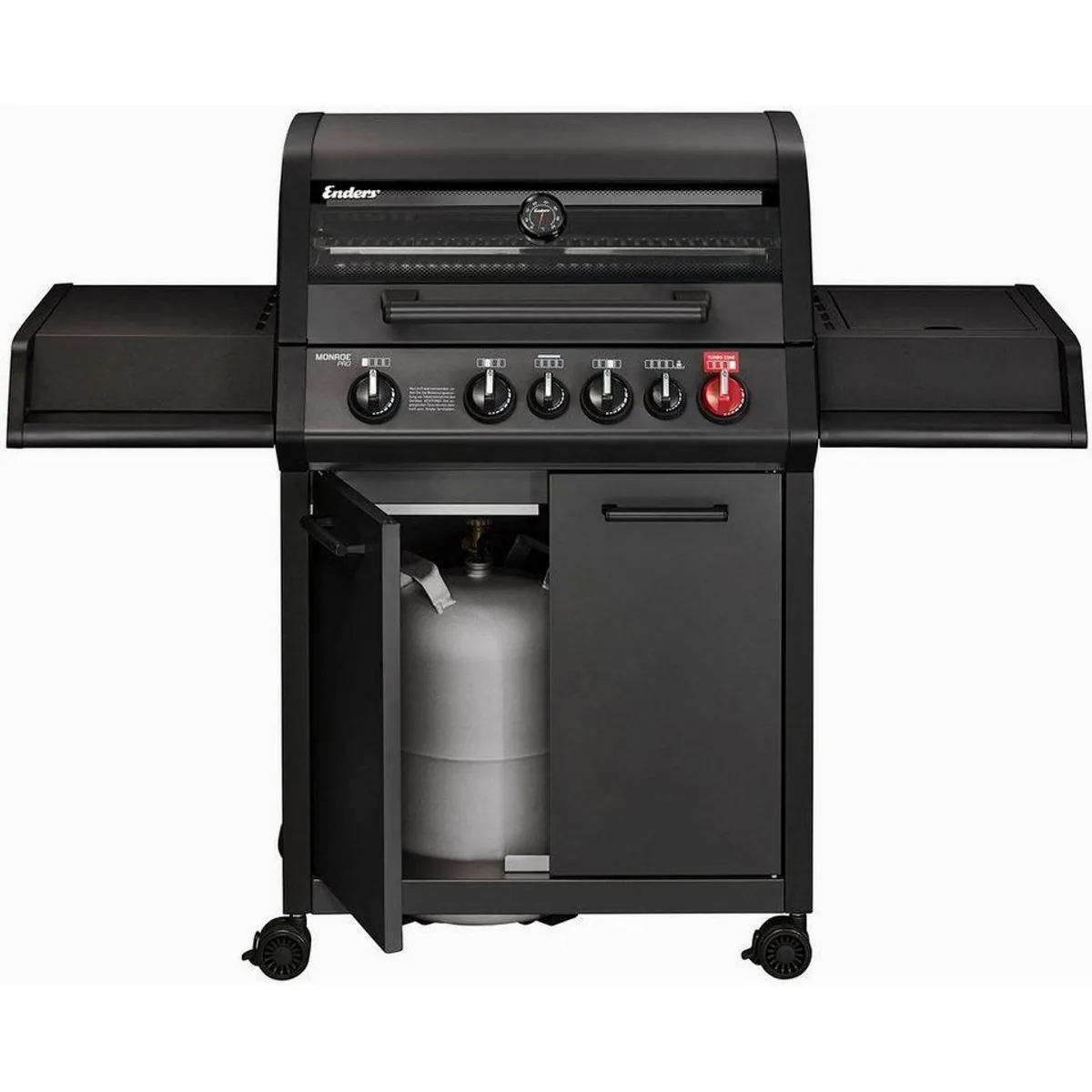 Enders Gasgrill Monroe Pro 4 SIK Turbo Shadow, 4 Brenner, Turbo Zone für perfekte Steaks 3
