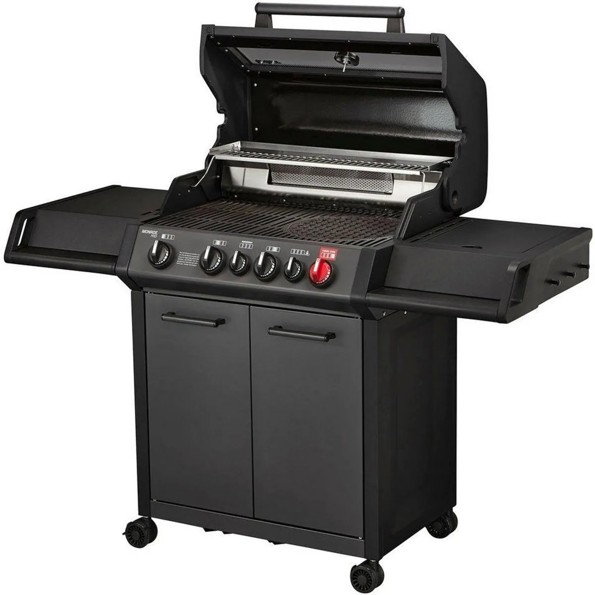 Enders Gasgrill Monroe Pro 4 SIK Turbo Shadow, 4 Brenner, Turbo Zone für perfekte Steaks 4