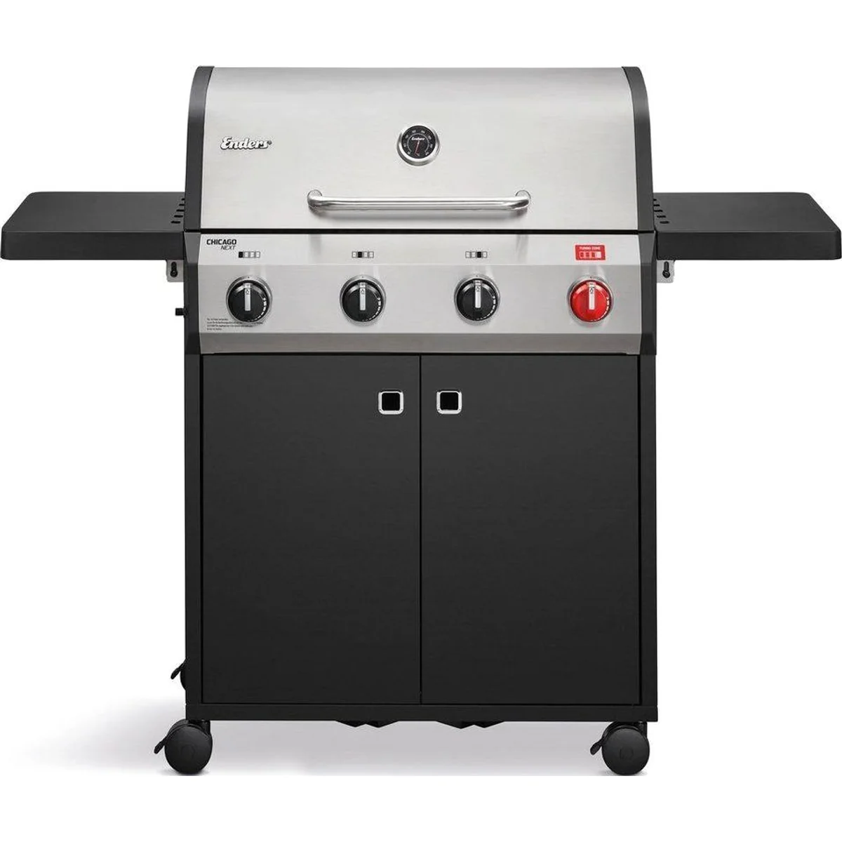 Enders Gasgrill Chicago Next 4 R Turbo, vielseitig, hohe Leistung, einfache Reinigung