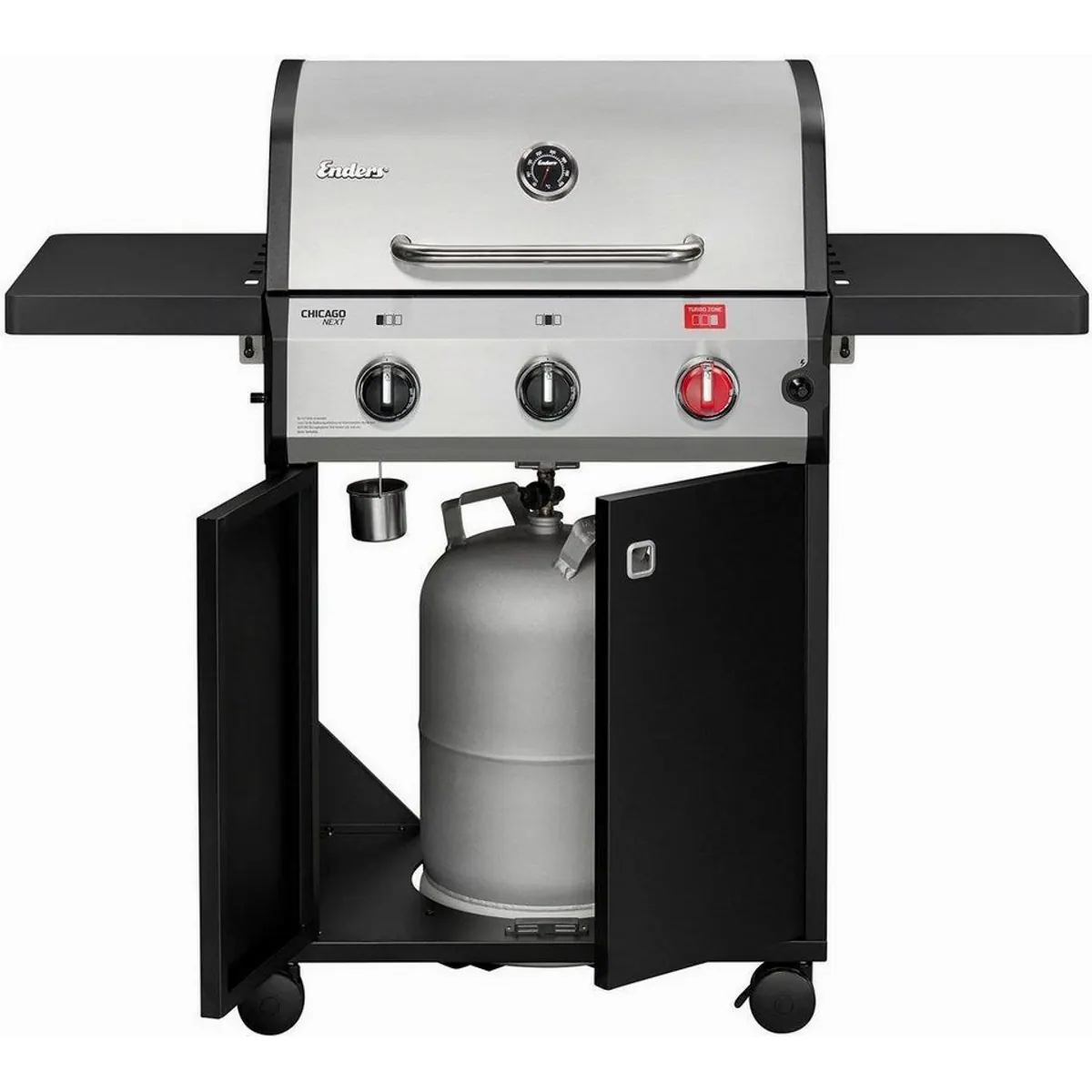 Enders Gasgrill Chicago Next 3 R Turbo, hohe Leistung, vielseitig einsetzbar, einfache Reinigung 4