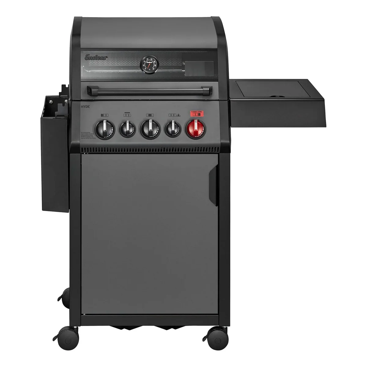 Enders Gasgrill HYDE 3 SIKR Turbo, 800 °C Turbo Zone, Infrarot Backburner, Sichtfenster 4