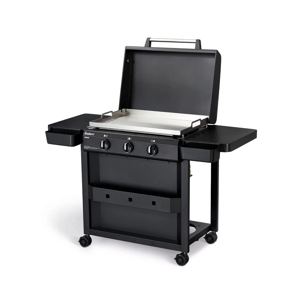 Enders AMARO Gasgrill, große Edelstahl-Plancha, stufenlose Brennereinstellung 3