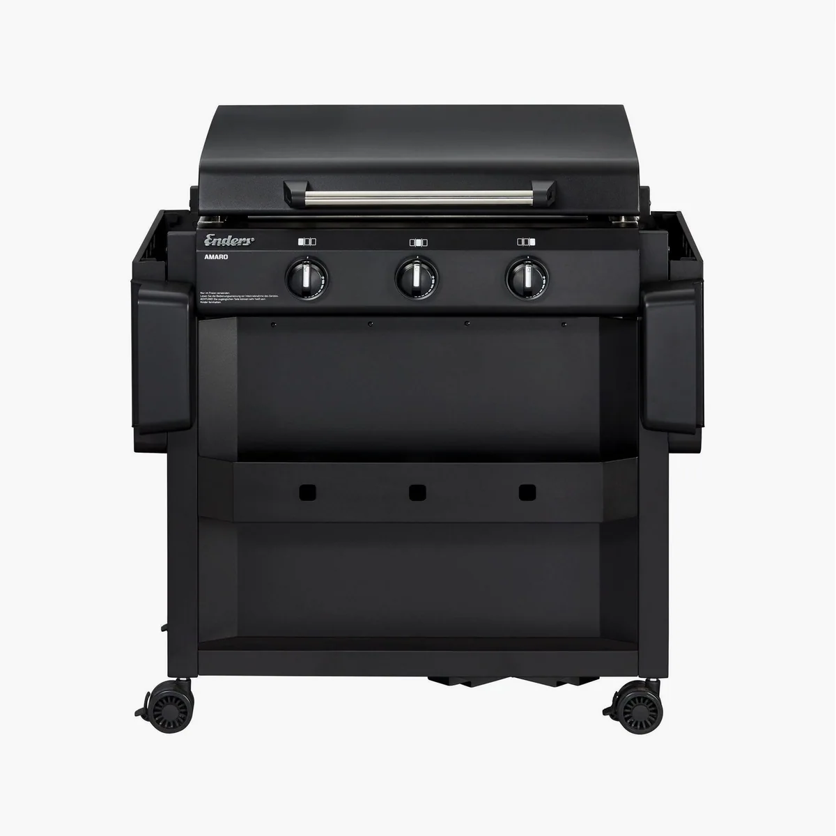 Enders AMARO Gasgrill, große Edelstahl-Plancha, stufenlose Brennereinstellung 5