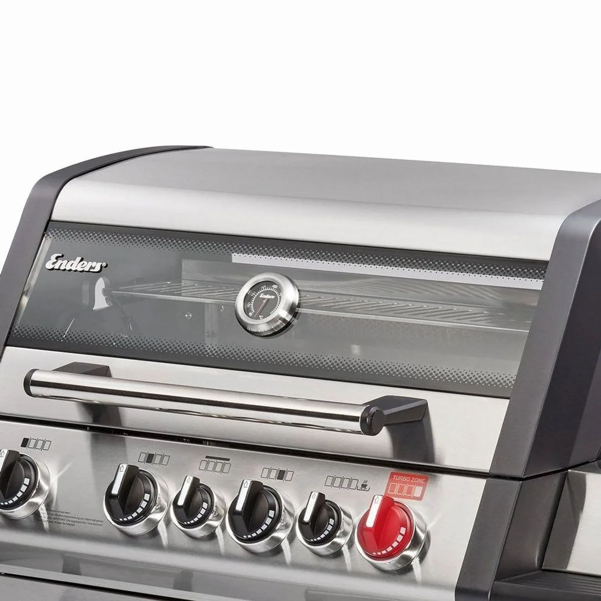 Enders Gasgrill Monroe Pro 4 SIK Turbo, 4 Brenner, Edelstahl, Turbo Zone 2