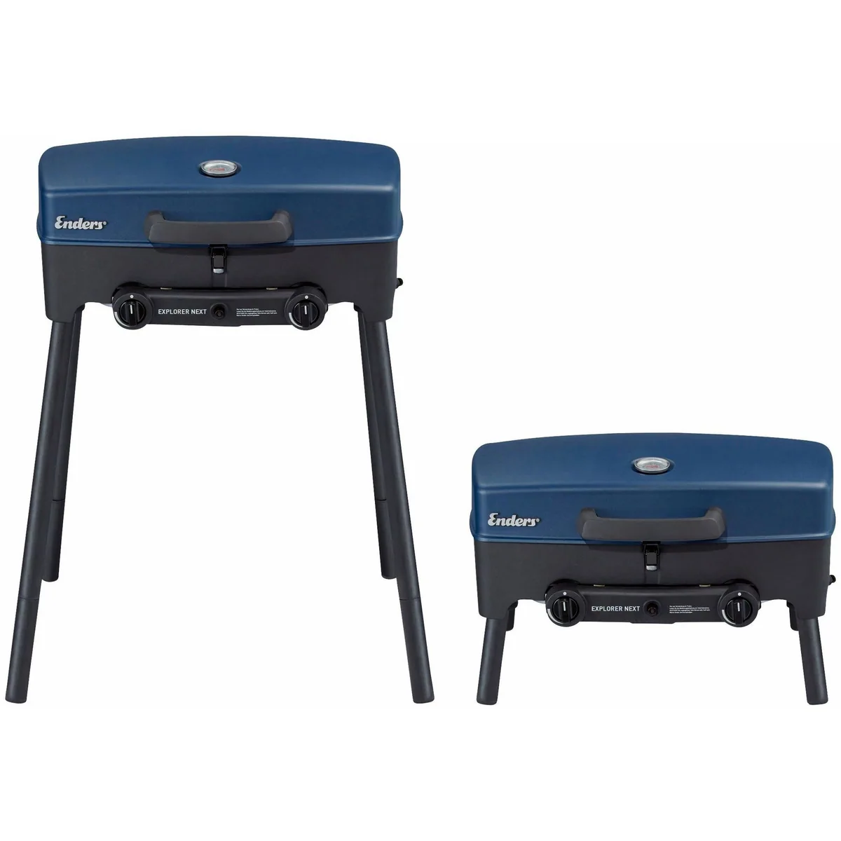 Enders Gasgrill Explorer Next Caravan, 2 Edelstahlbrenner, kompakte Bauweise 2