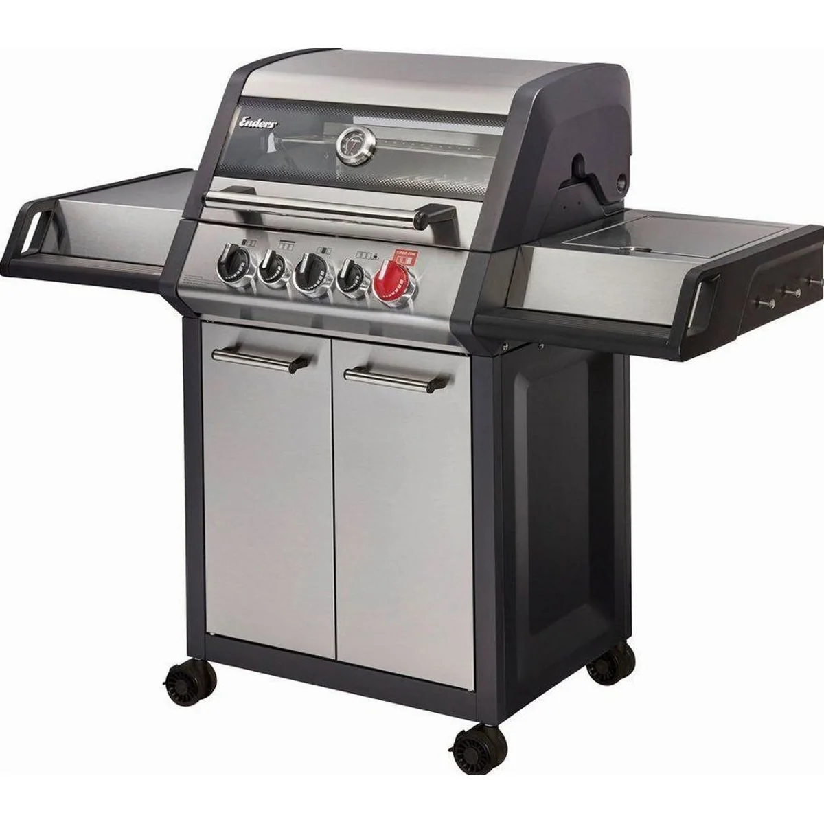 Enders Gasgrill Monroe Pro 3 SIK Turbo, vielseitig, langlebig, einfach zu reinigen