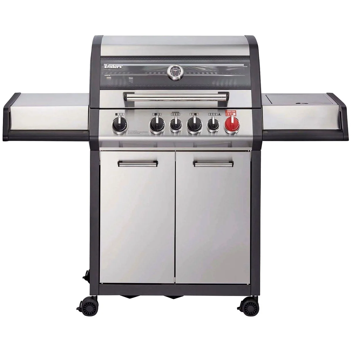 Enders Gasgrill Monroe Pro 4 SIK Turbo, 4 Edelstahlbrenner, Infrarot-Backburner, einfache Reinigung 3