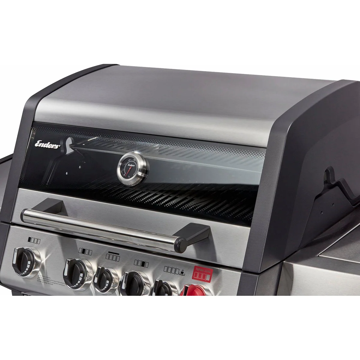 Enders Gasgrill Monroe Pro 4 SIK Turbo, 4 Edelstahlbrenner, Infrarot-Backburner, einfache Reinigung 4