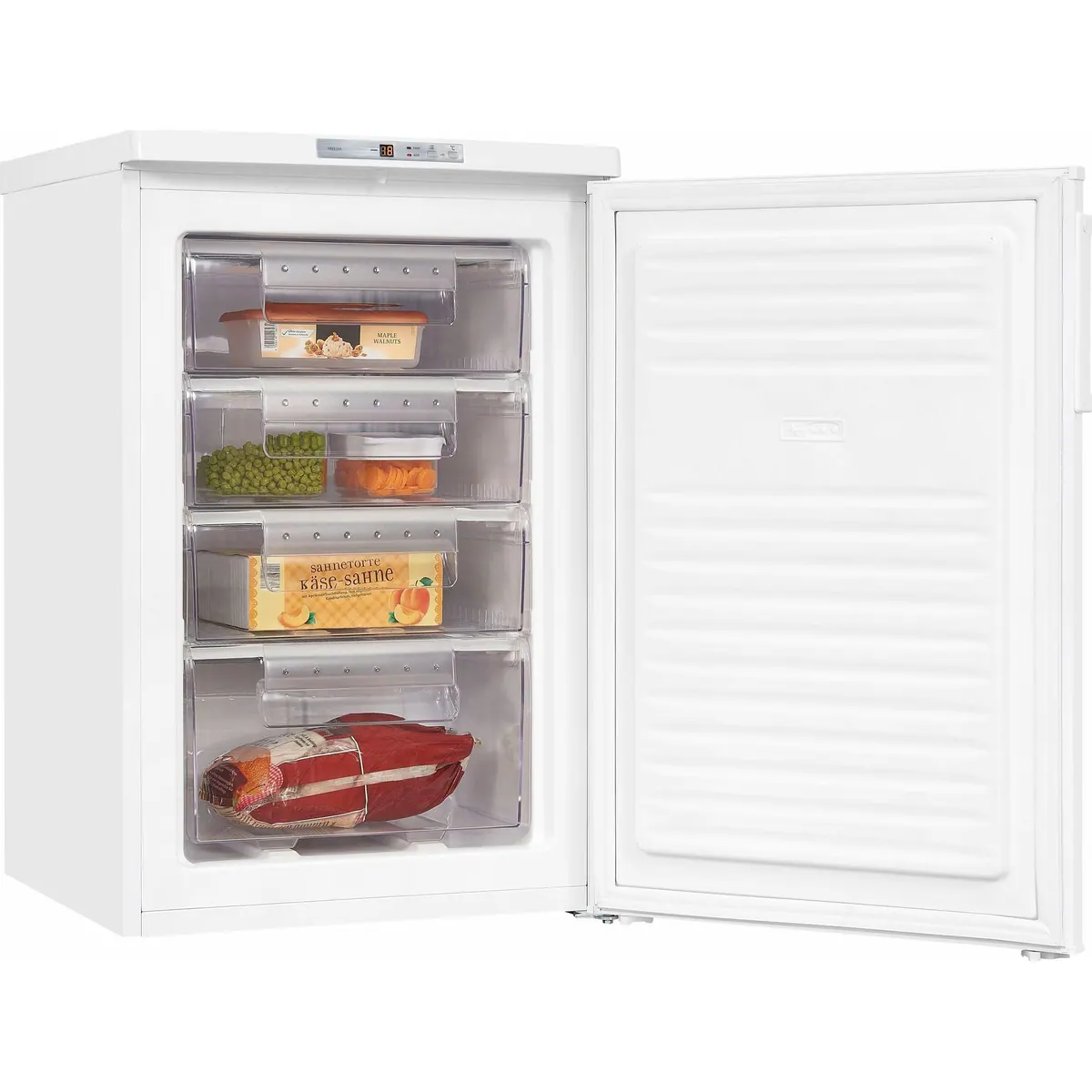 Exquisit GS80-HE-040E Gefrierschrank, 4 Schubladen, 91 l Volumen, 85,5 cm hoch 3