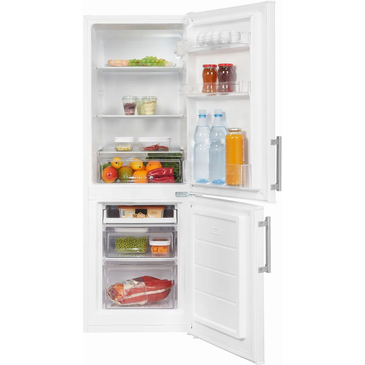 exquisit KGC233-60-HE-040D Kühl-/Gefrierkombination, 142,2 cm hoch, 50 cm breit, LED-Beleuchtung 3
