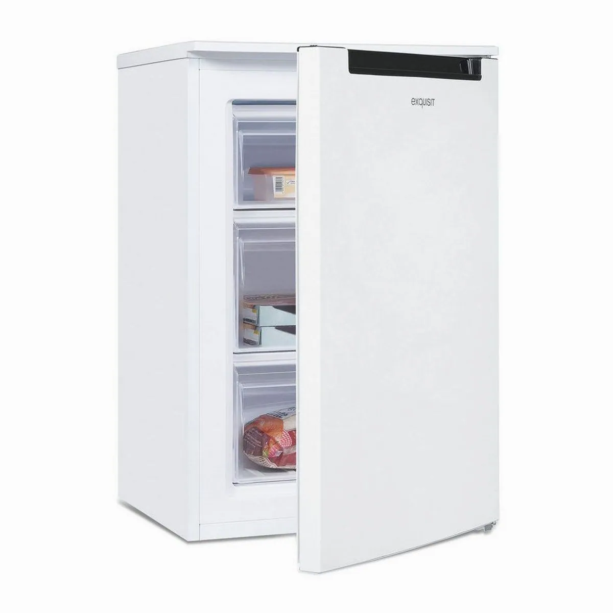 exquisit GS581-040C Gefrierschrank, 87 Liter, 4-Sterne-Gefrieren, leise 40 dB