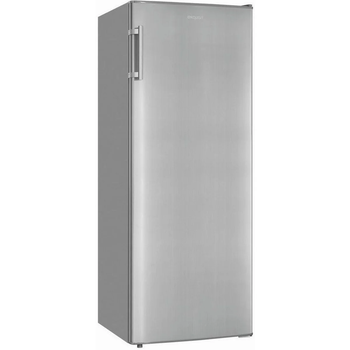 exquisit KS320-V-H-040D Vollraumkühlschrank, 242 l Volumen, fünf Glasablagen, Gemüseschublade