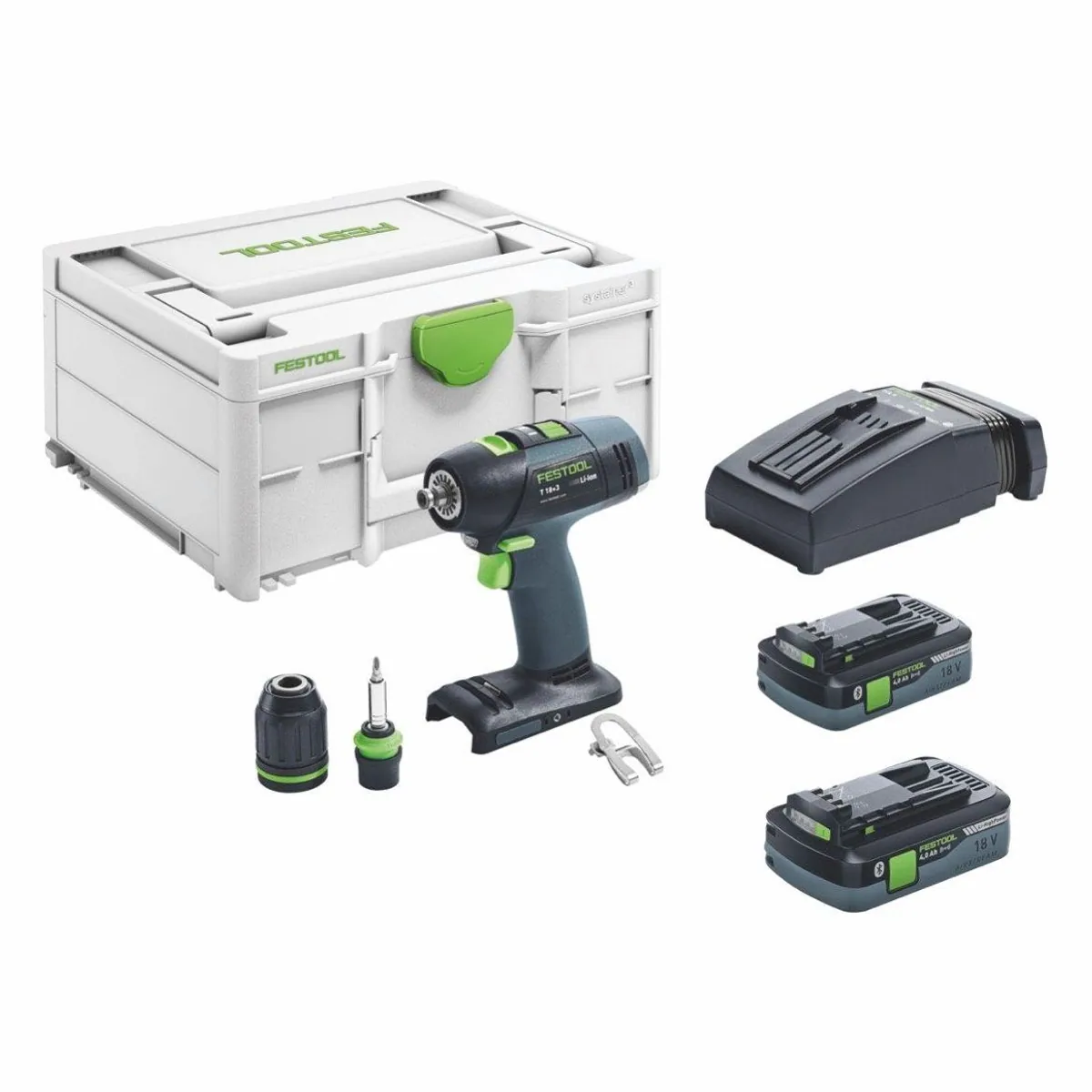 FESTOOL T 18+3 HPC 4,0 I-Plus Akku-Bohrschrauber, bürstenloser Motor, 18 V, 50 Nm 2