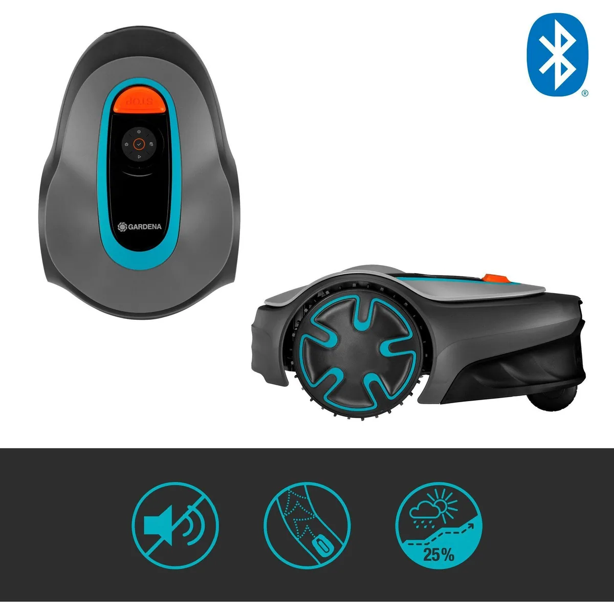 GARDENA Mähroboter SILENO minimo 250m², leise, Bluetooth-fähig, einfache Installation 2