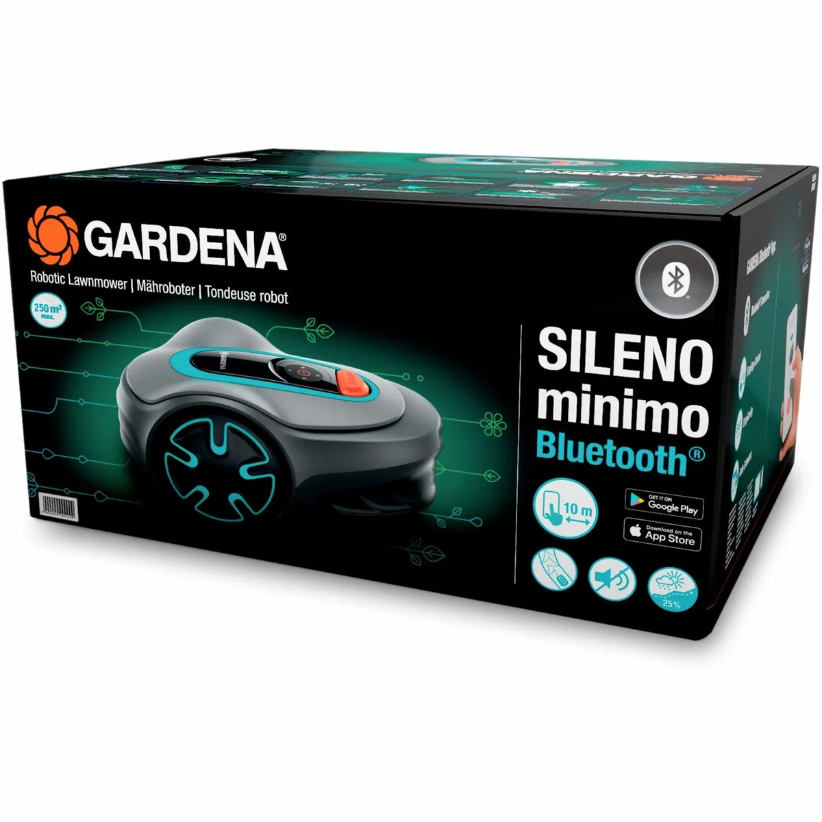GARDENA Mähroboter SILENO minimo 250m², leise, Bluetooth-fähig, einfache Installation 5