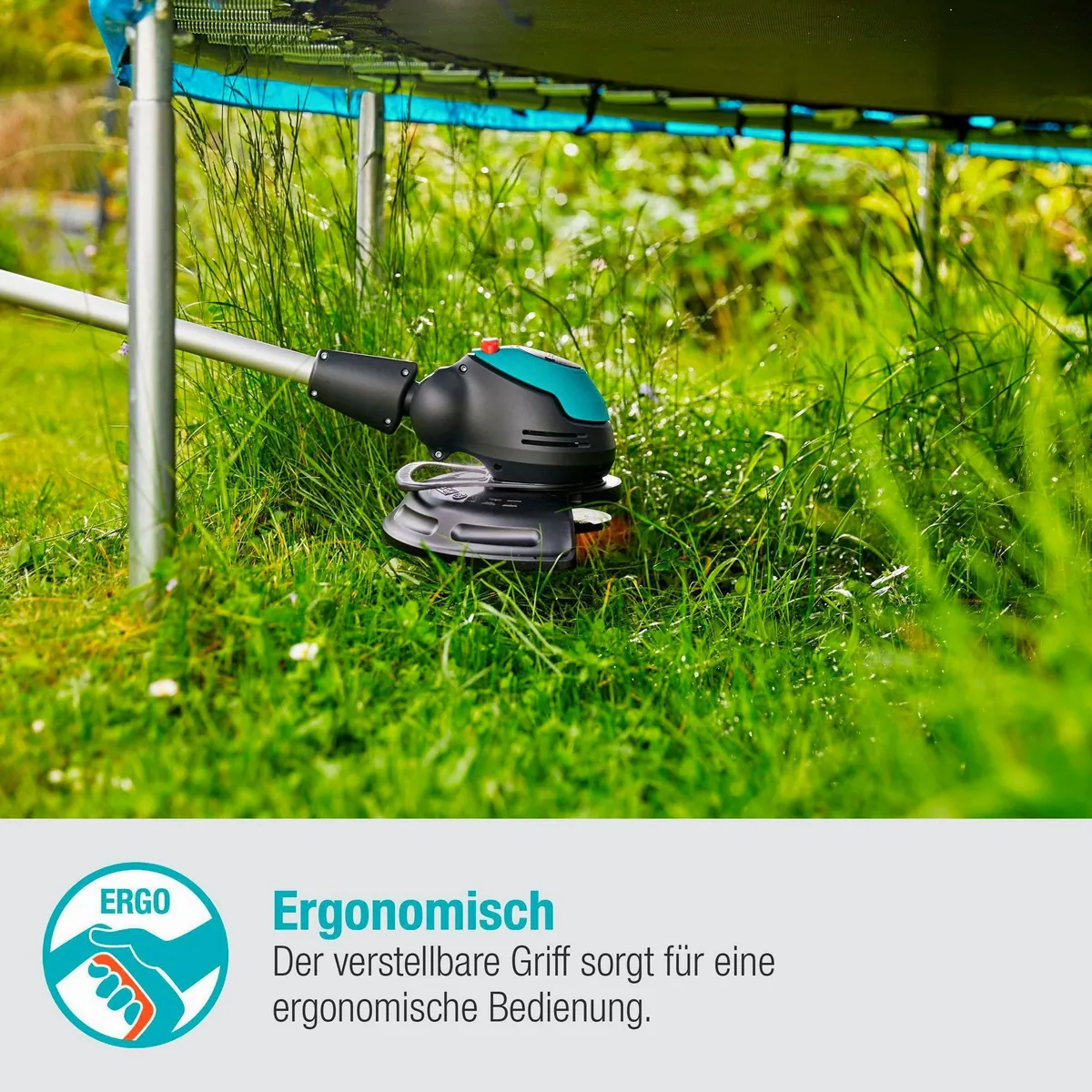 GARDENA Akku-Rasentrimmer EasyCut 23/18V P4A, 23 cm Schnittbreite, inkl. Akku und Ladegerät 5