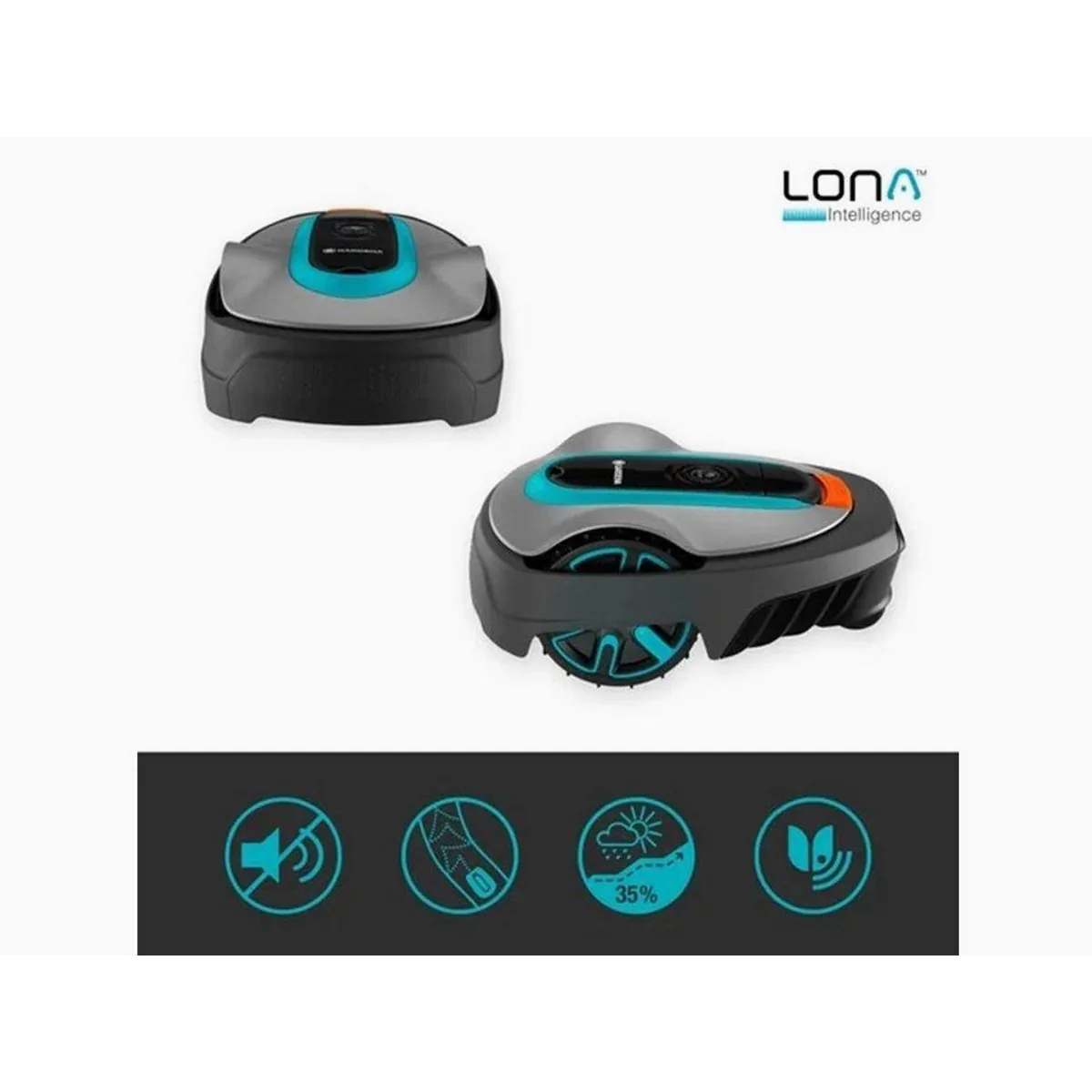 GARDENA Sileno city Mähroboter, für Flächen bis 600 m², intelligente Lona-Technologie 3
