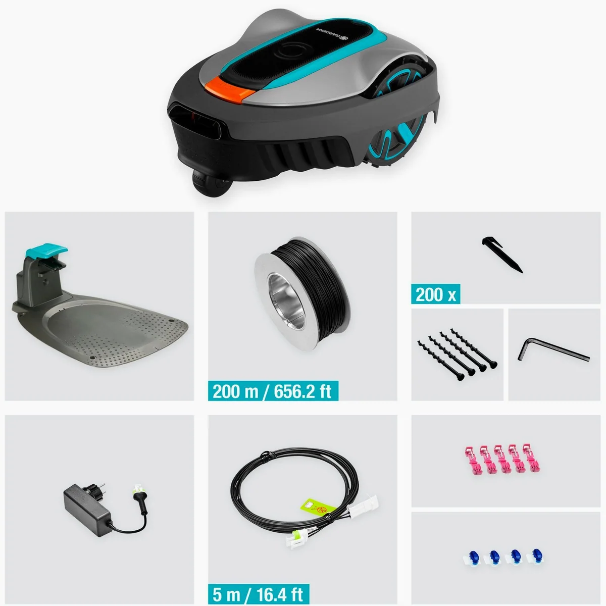 GARDENA Mähroboter SILENO city, leise, wendig, programmierbare Mähzeiten — für 600m² 4