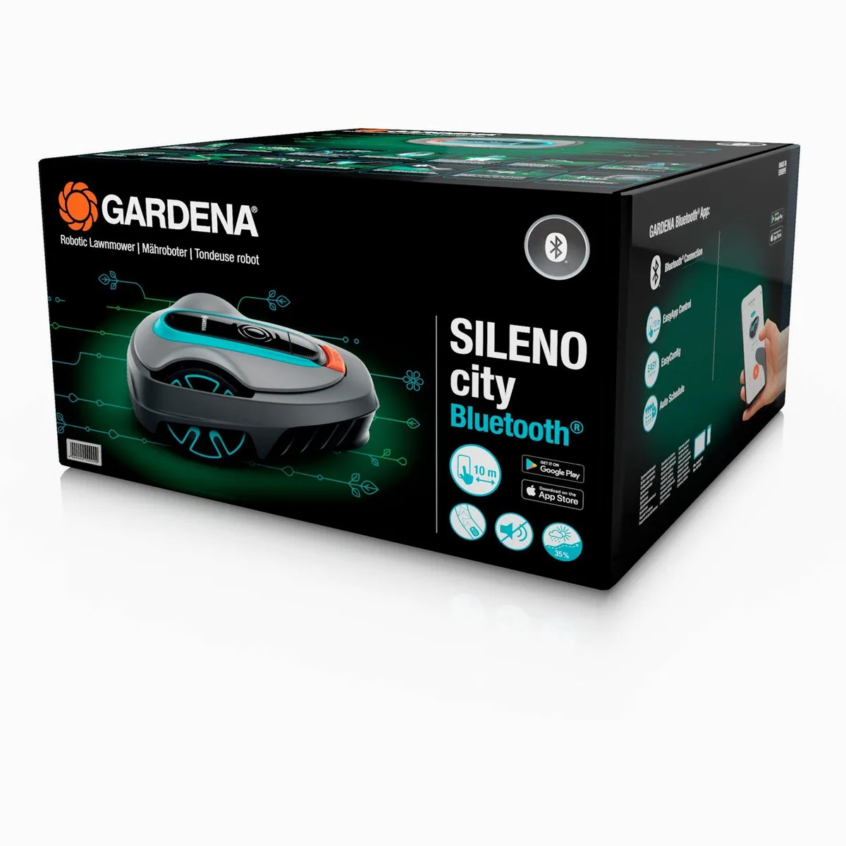 GARDENA Mähroboter SILENO city, leise, wendig, programmierbare Mähzeiten — für 600m² 5