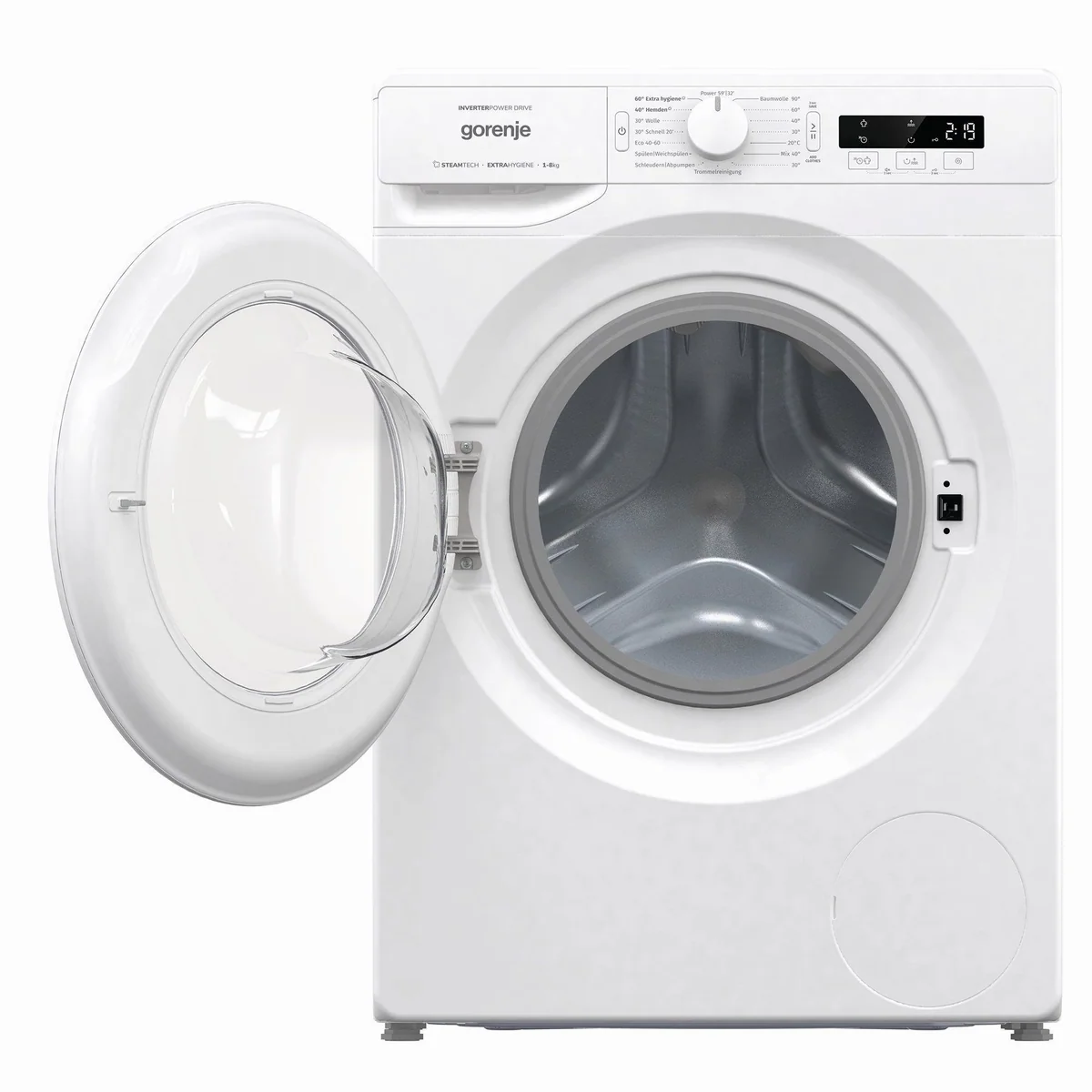 GORENJE WNPI84APS Waschmaschine, 8 kg, 1400 U/min, Dampffunktion, AquaStop, 16 Programme 4
