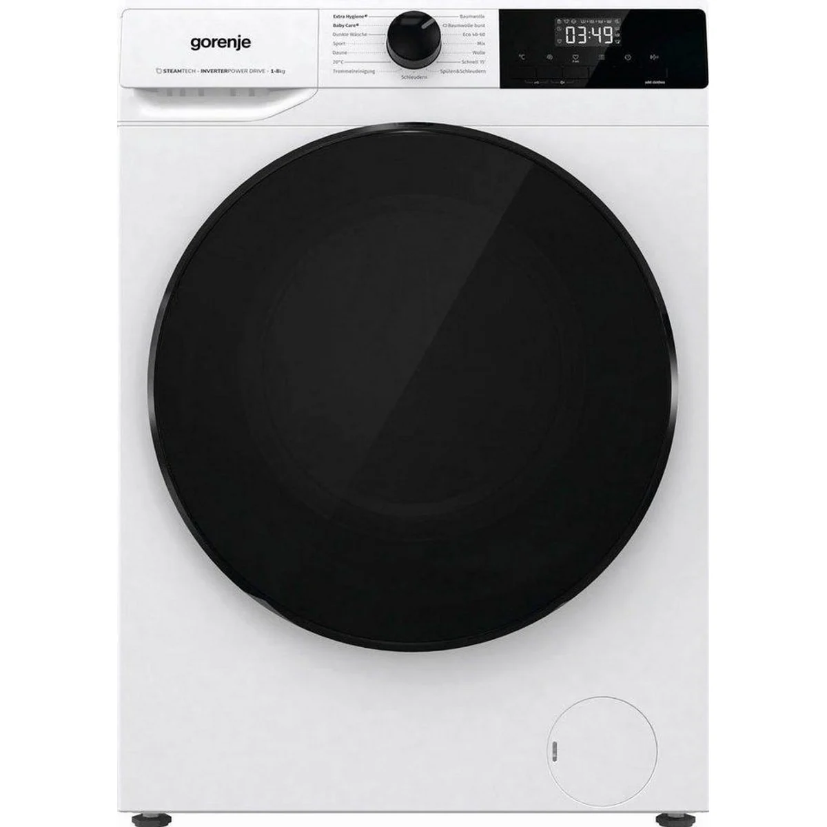 GORENJE WNHAI 84 APS/DE Waschmaschine, 8 kg, 1400 U/min, AquaStop, Dampf-Funktion 3