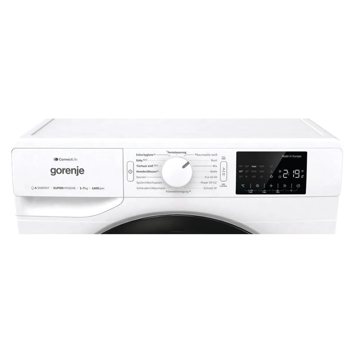 GORENJE Wave PNEI74SA1DTS Waschmaschine, 7 kg, 1400 U/min, kompakte Bauweise 4