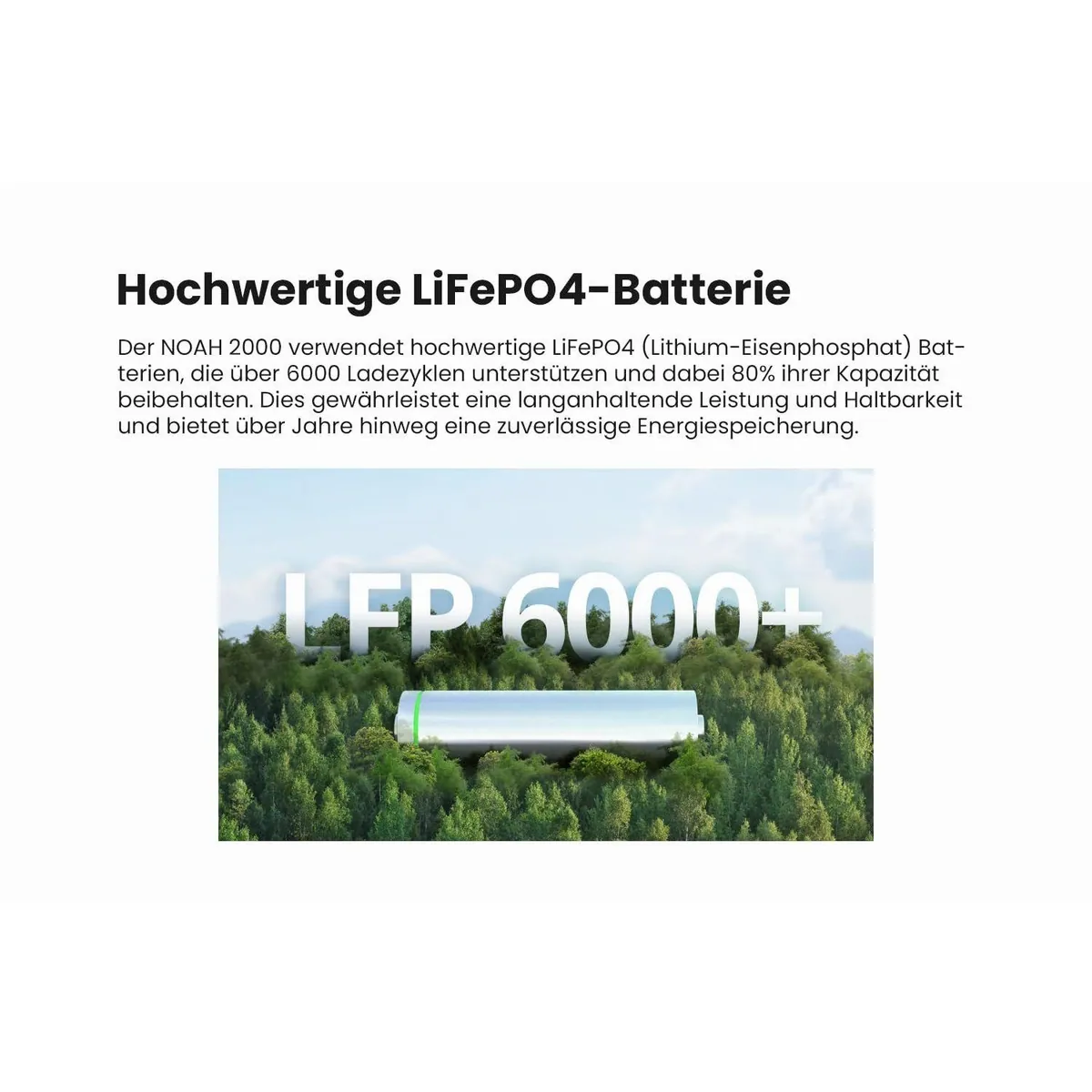 Growatt NOAH 2000 Speicher, 2048Wh, Niedrigtemperaturschutz, Fernüberwachung — max. 8192Wh erweiterbar 4