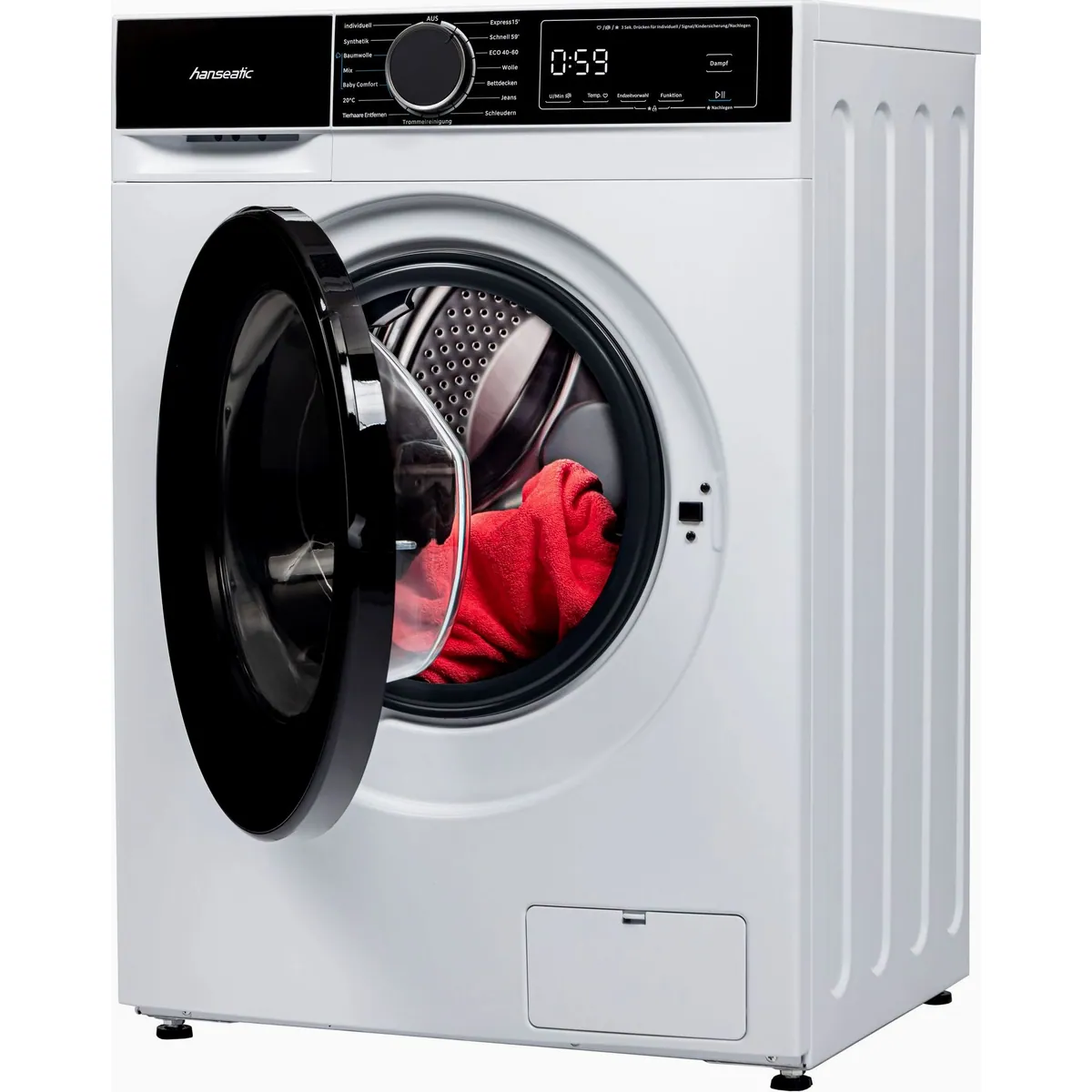 Hanseatic HWMA714A Waschmaschine, energieeffizient, AquaStop, 7 kg Fassungsvermögen 2