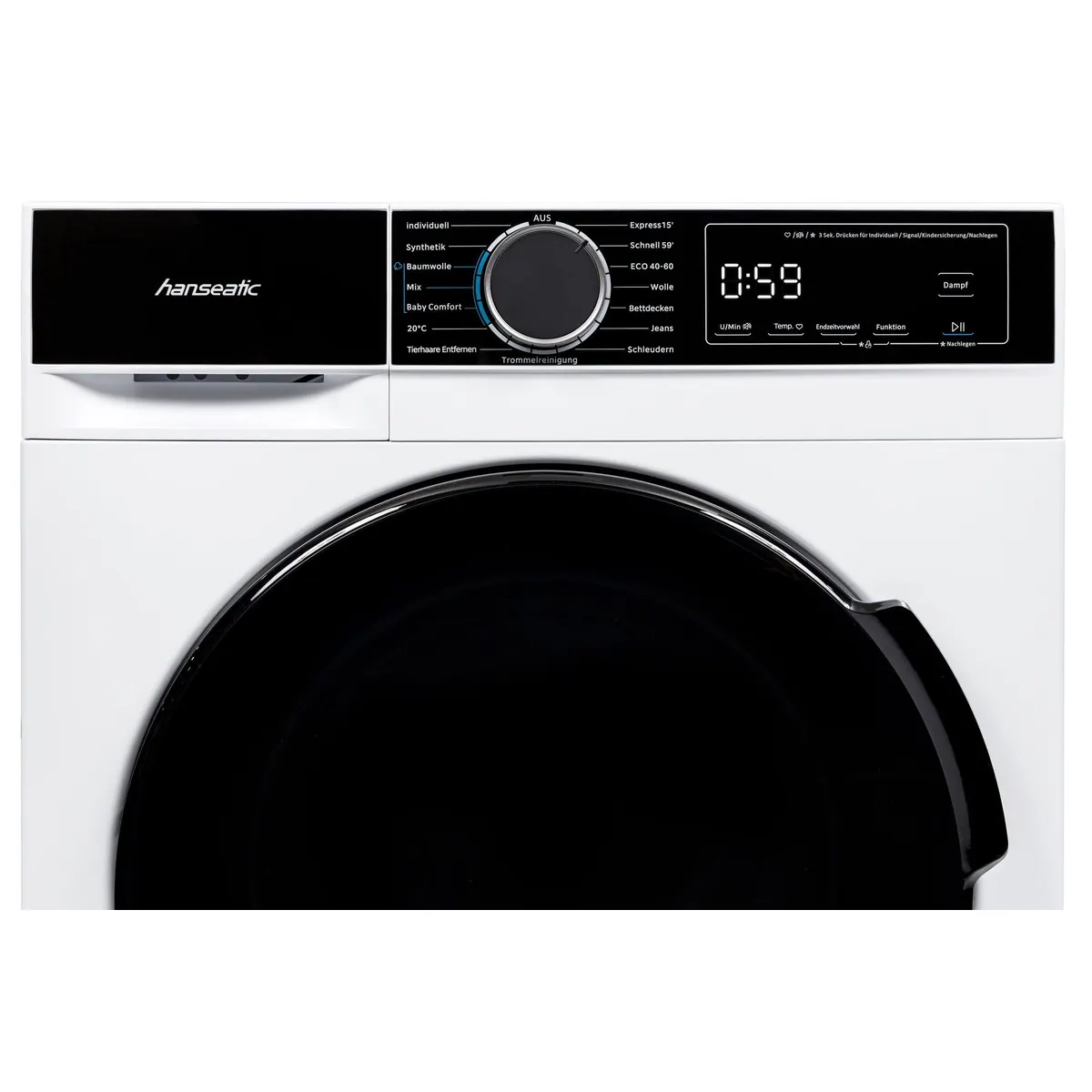 Hanseatic HWMA714A Waschmaschine, energieeffizient, AquaStop, 7 kg Fassungsvermögen 4