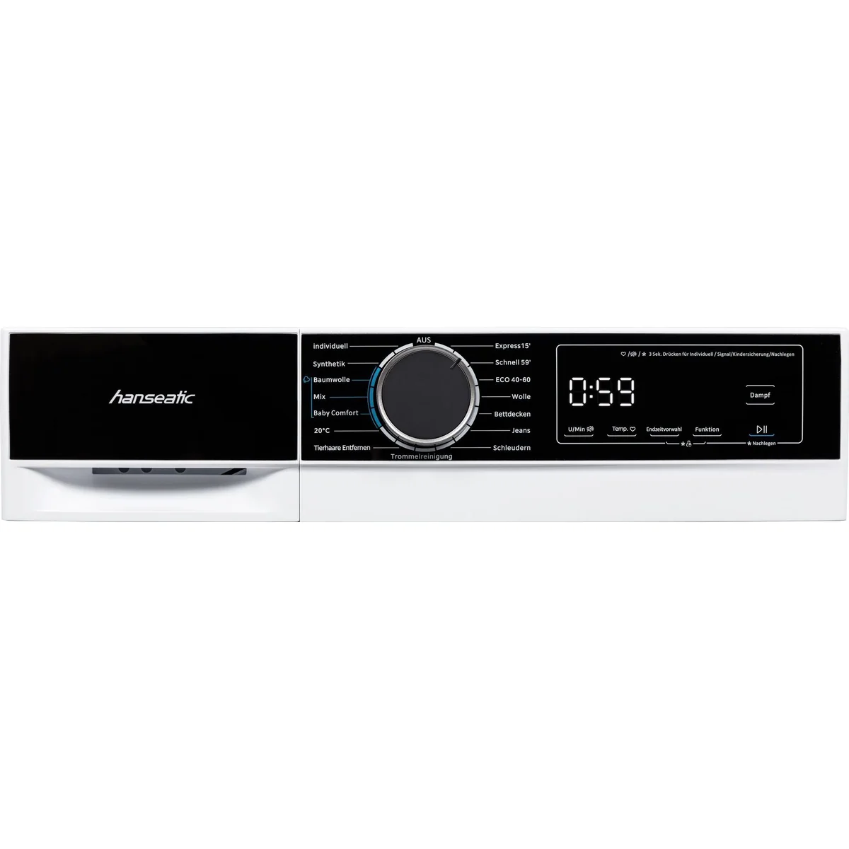Hanseatic HWMA714A Waschmaschine, energieeffizient, AquaStop, 7 kg Fassungsvermögen 5