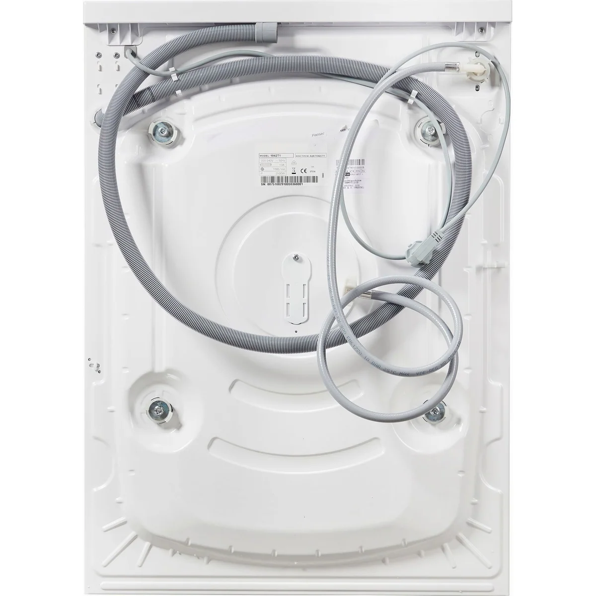 Hanseatic HWM5T110D Waschmaschine, 5 kg, 1000 U/min, Dynamische Mengenautomatik 5