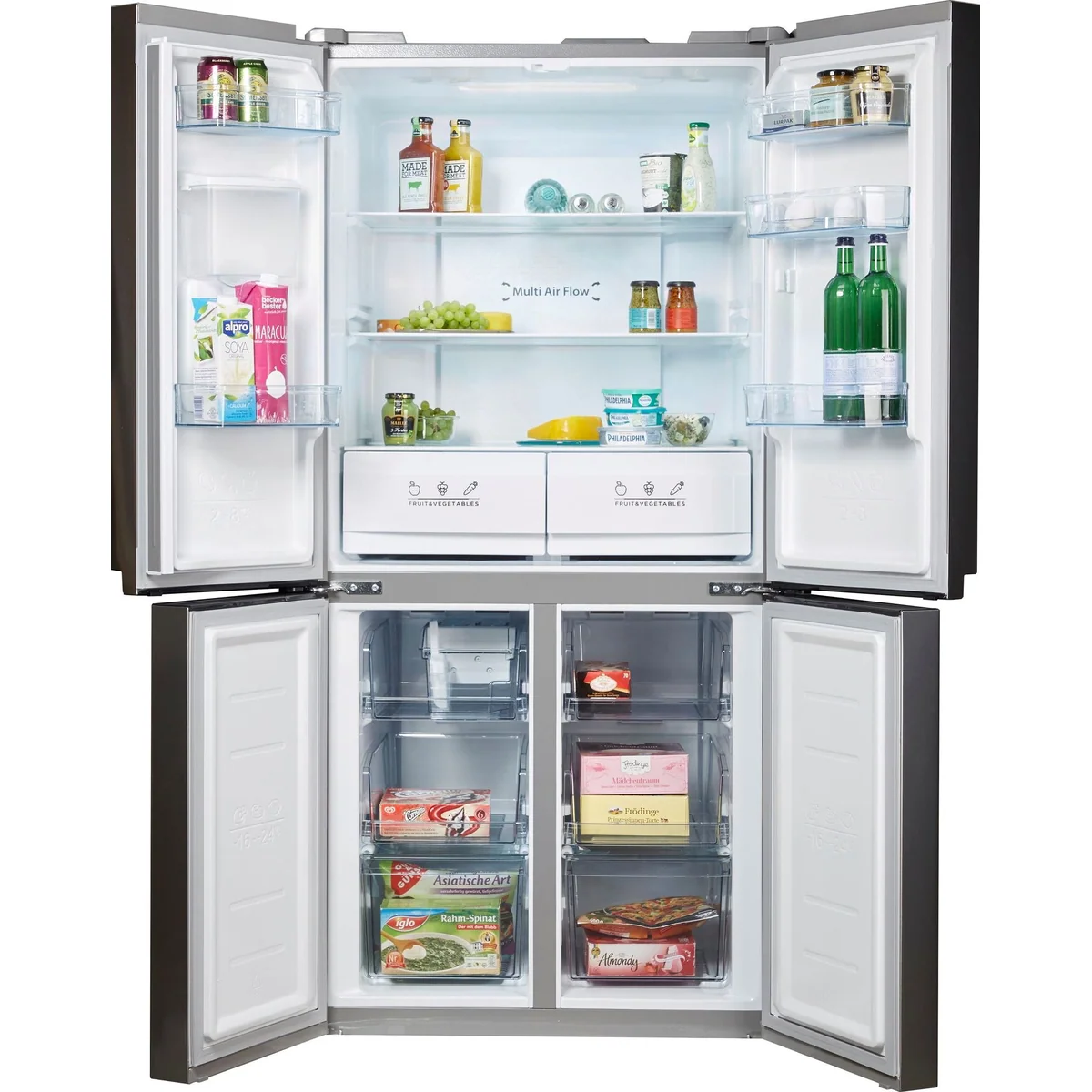 Hanseatic HCD17884EI Multi Door, NoFrost, Wasserspender, FreshZone 2
