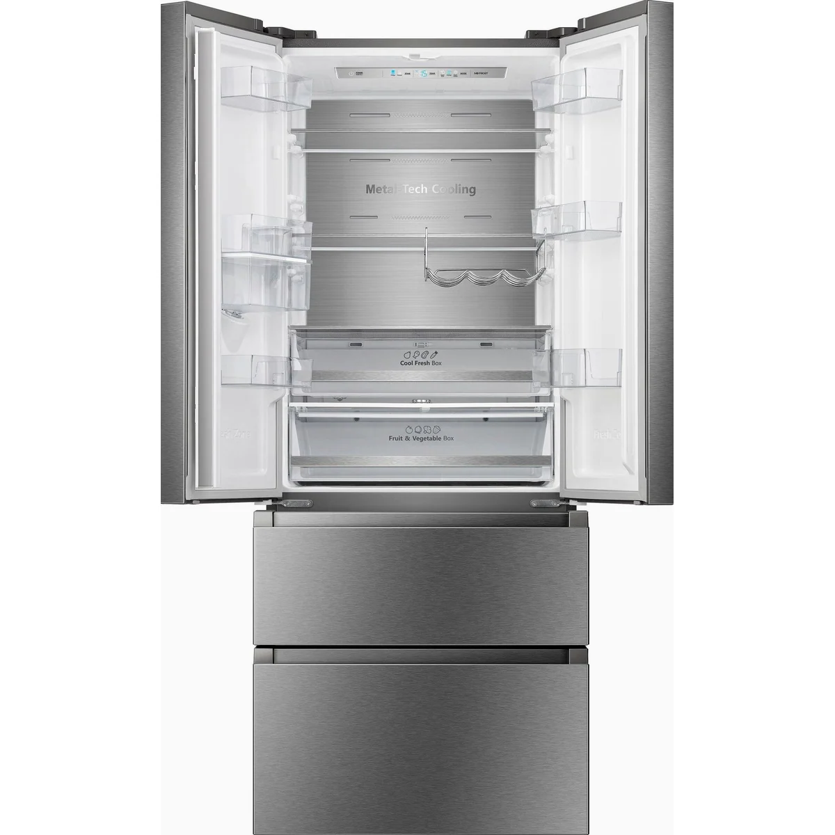 Hanseatic HFD20070EWDI French Door Kühlschrank, NoFrost, Wasserspender, 200 cm hoch 3