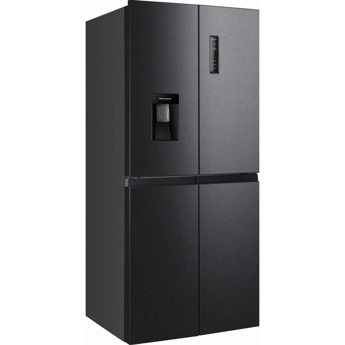 Hanseatic HCDB18080DWDBI Multi Door Kühlschrank, Wasserspender, LED-Beleuchtung, Türalarm