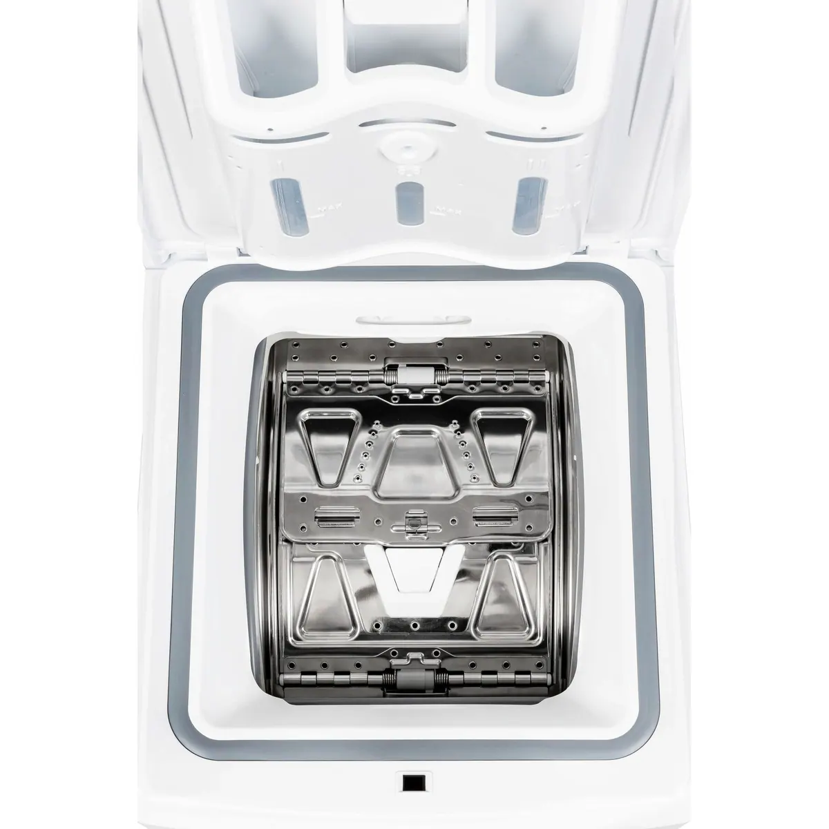 Hanseatic HTW7512A Toplader, 7,5 kg Fassungsvermögen, Schaumsensor, Aqua Stop 4