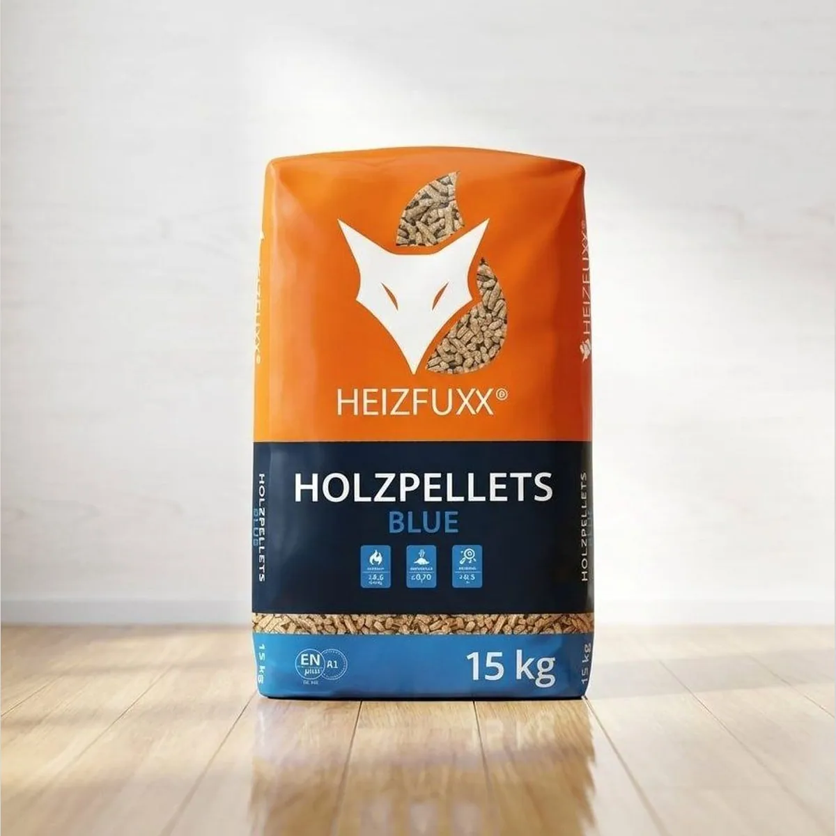 HEIZFUXX Holzpellets Blue, 300 kg, ENplus A1 zertifiziert 3