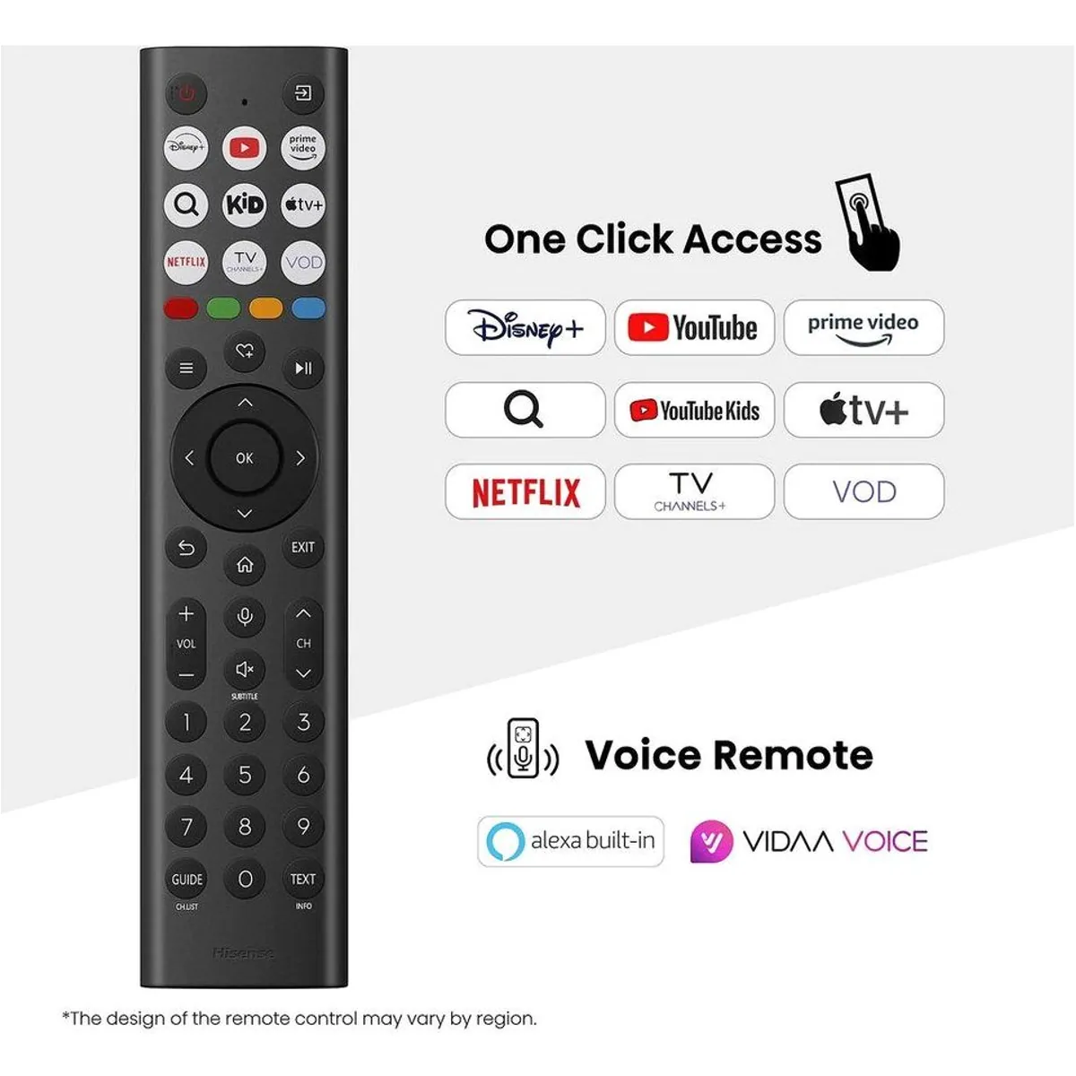 Hisense 43A6Q LED-Fernseher, 4K Ultra HD, Smart-TV, AI Upscaler 5