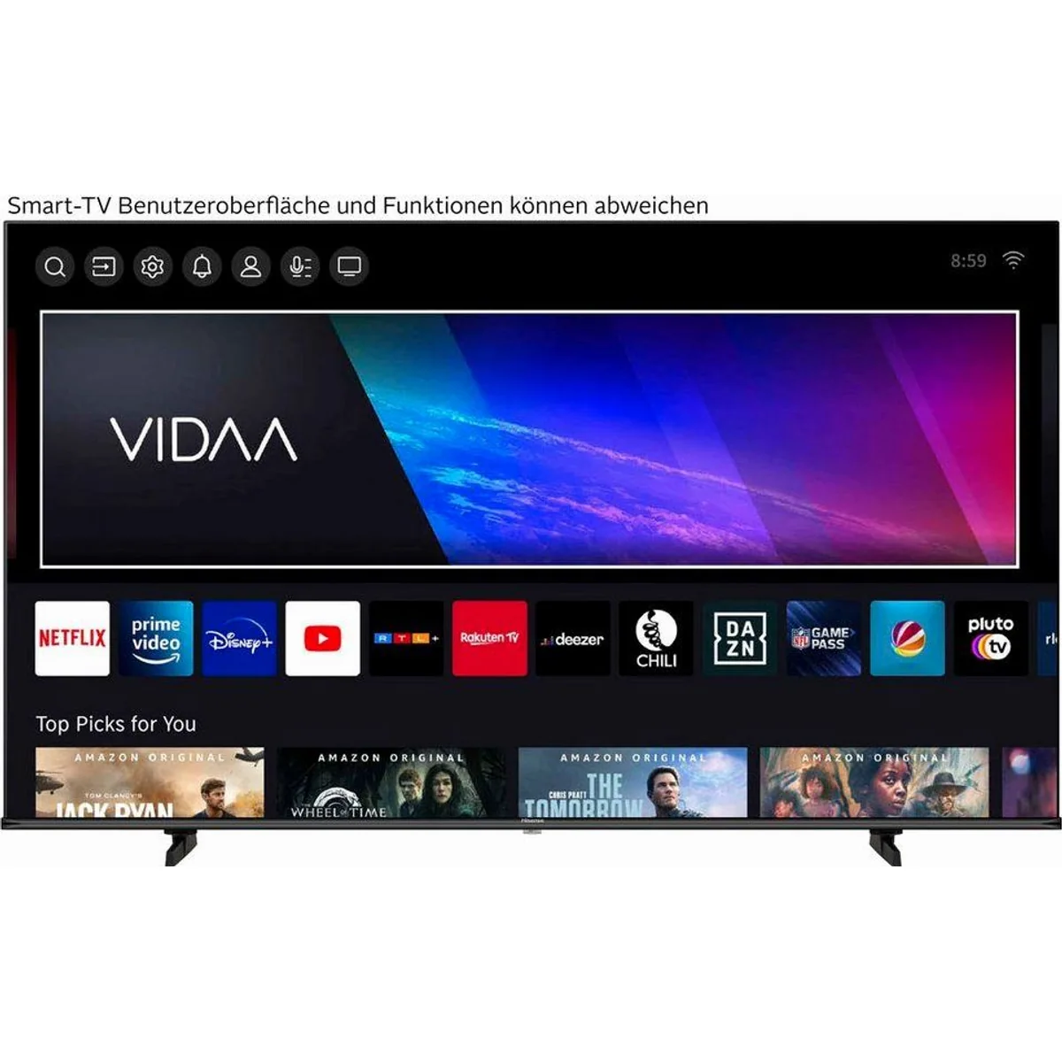 Hisense 75E77Q QLED-Fernseher, 75 Zoll, 4K UHD, Smart-TV 3