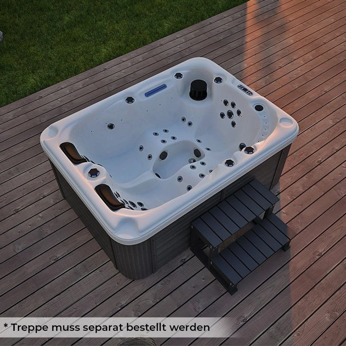 HOME DELUXE Whirlpool BEACH, 51 Massagedüsen, Ozon-Reinigungssystem 2