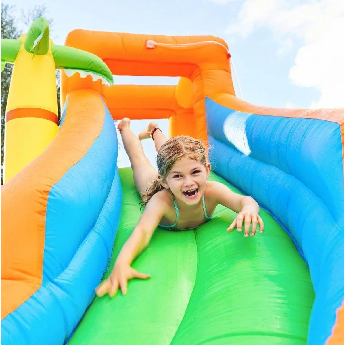 HOME DELUXE Wasserpark VIVI, aufblasbar, mit Rutsche & Planschbecken 3