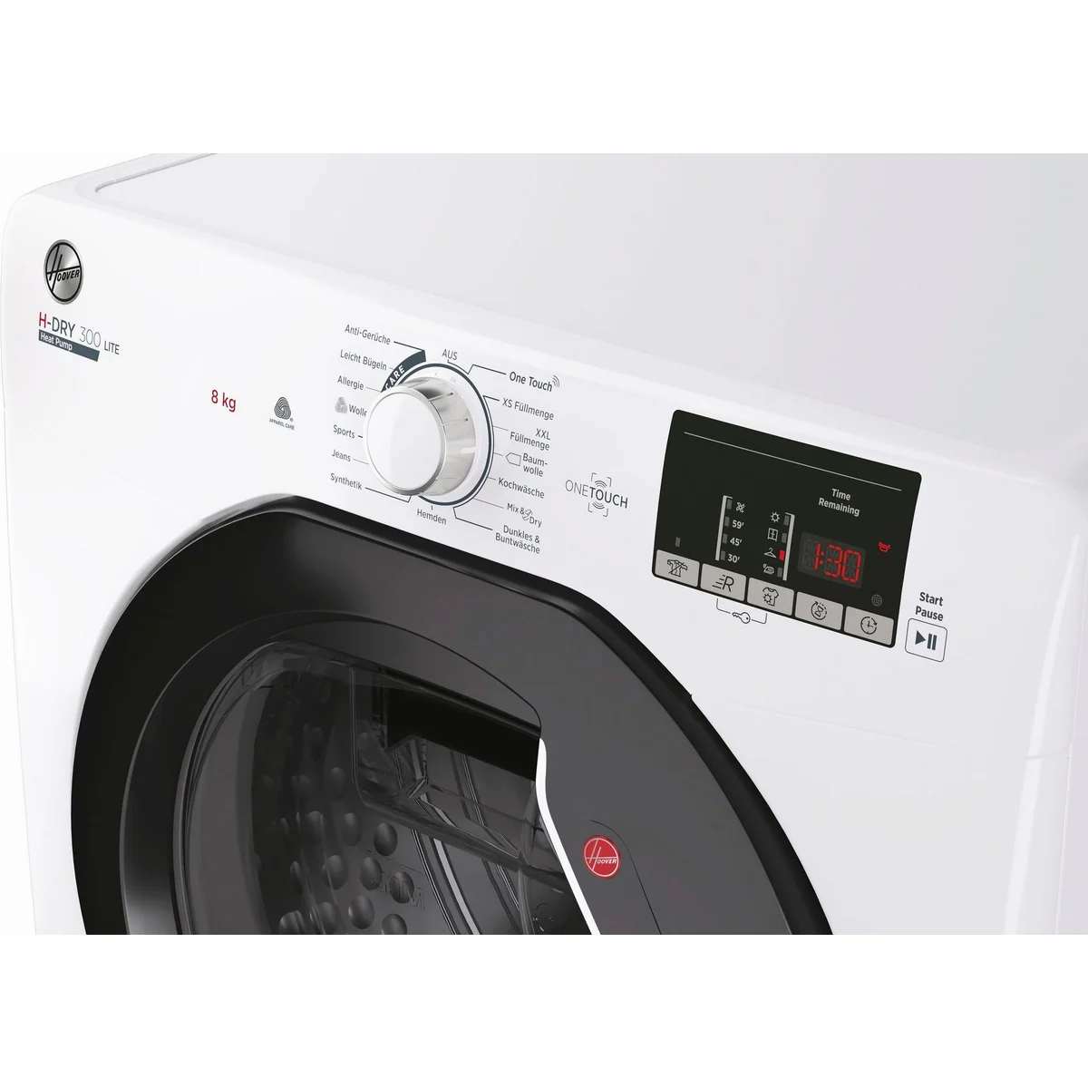 Hoover HLE H8A2DKEX-84 Wärmepumpentrockner, 8 kg Fassungsvermögen, Energieeffizienz A++ 3