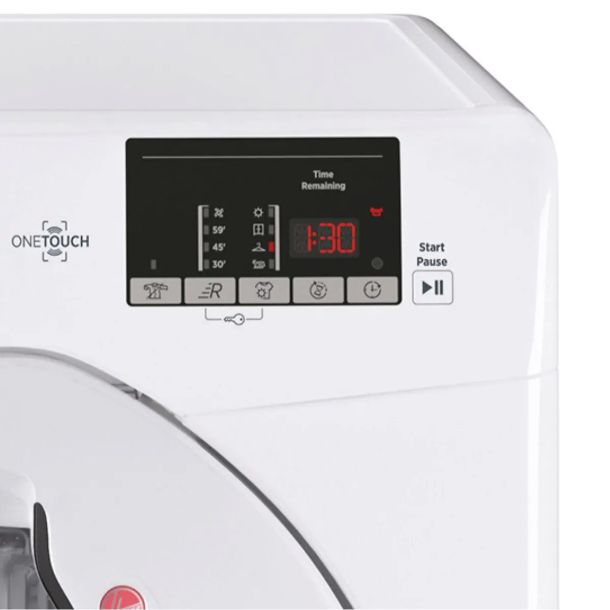 Hoover HLE C8DE-84 Kondenstrockner, 8 kg, NFC-Technologie, AquaVision-Kondenswasserbehälter 4