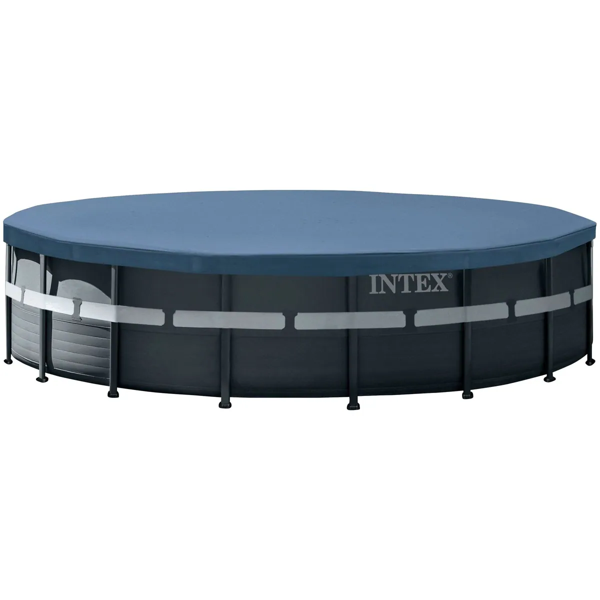 Intex Prism Frame Pool Greywood, Ø 457 cm, stabil und schnell befüllt 3