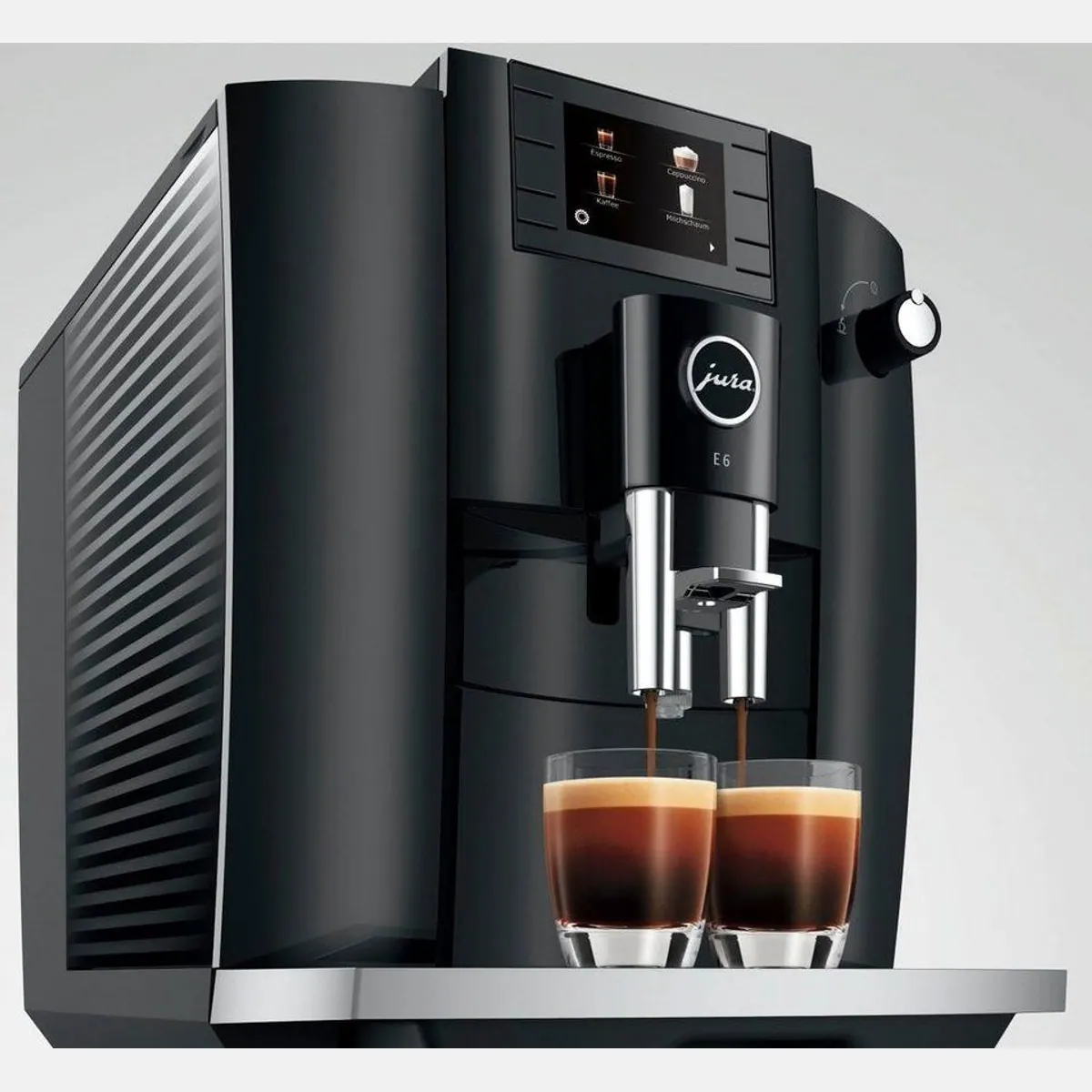 JURA E6 Kaffeevollautomat, einfacher Cappuccino Genuss, präzises Mahlen, intuitives Farbdisplay 5