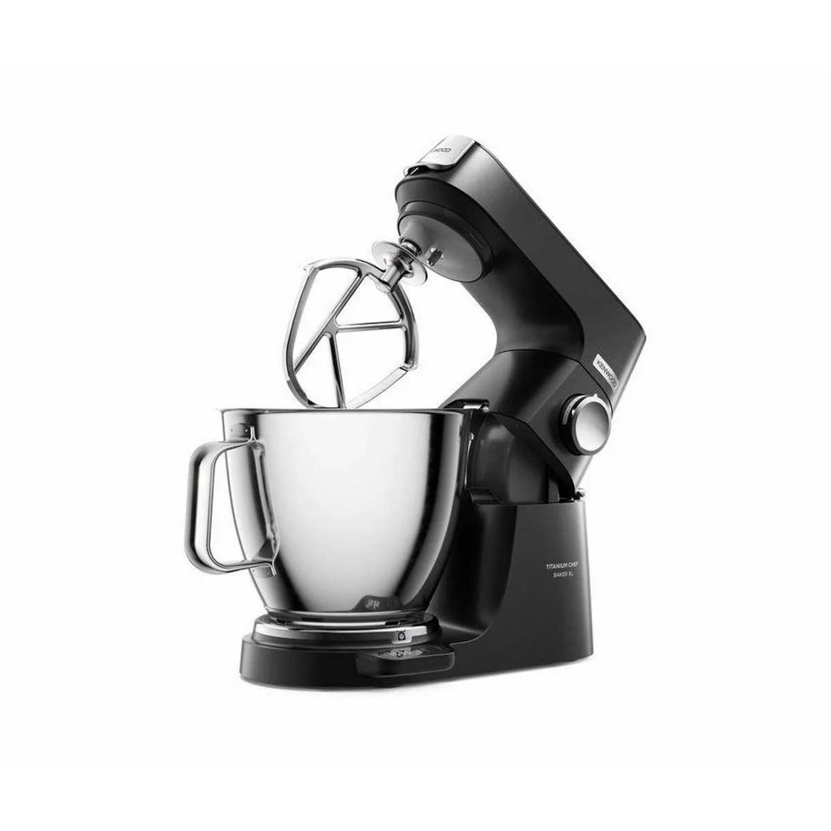 KENWOOD Titanium Chef Baker XL, integrierte Waage, 1200 Watt Leistung, Edelstahl Rührelemente