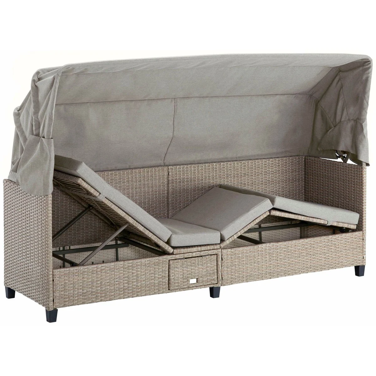 KONIFERA Loungesofa Alabama, gemütliches Design, verstellbare Rückenlehne, inkl. Auflagen 3