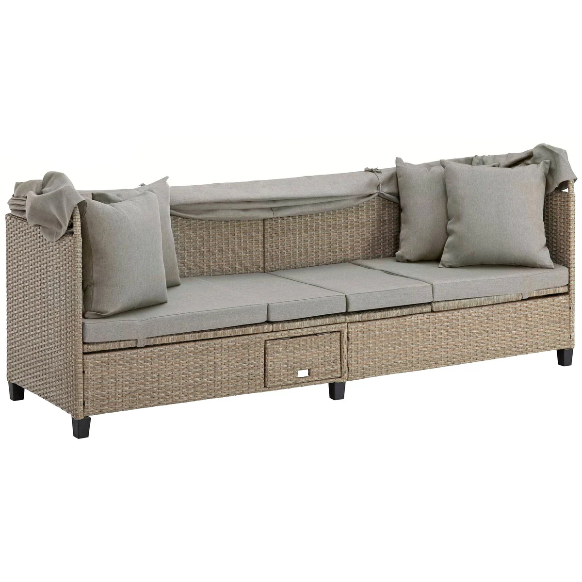 KONIFERA Loungesofa Alabama, gemütliches Design, verstellbare Rückenlehne, inkl. Auflagen 5