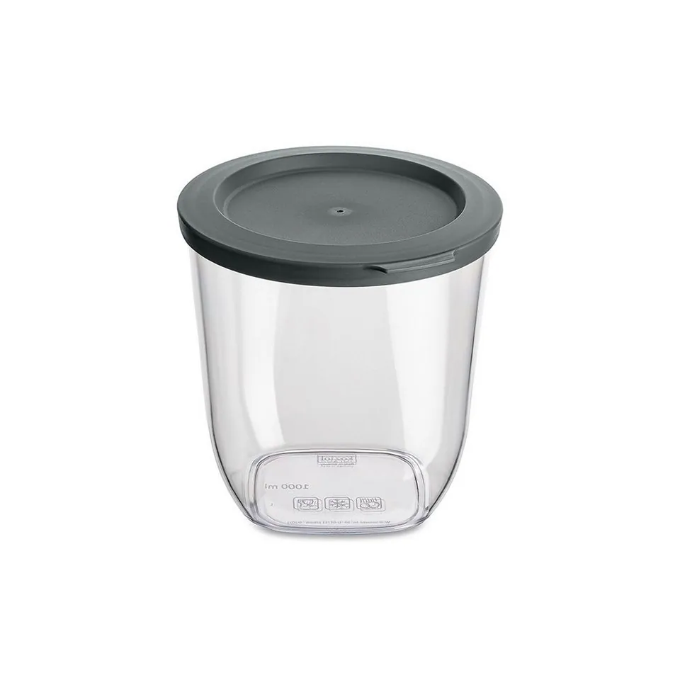 Koziol CONNECT DRY STORAGE S Vorratsdose, 1 Liter, luftdicht und stapelbar
