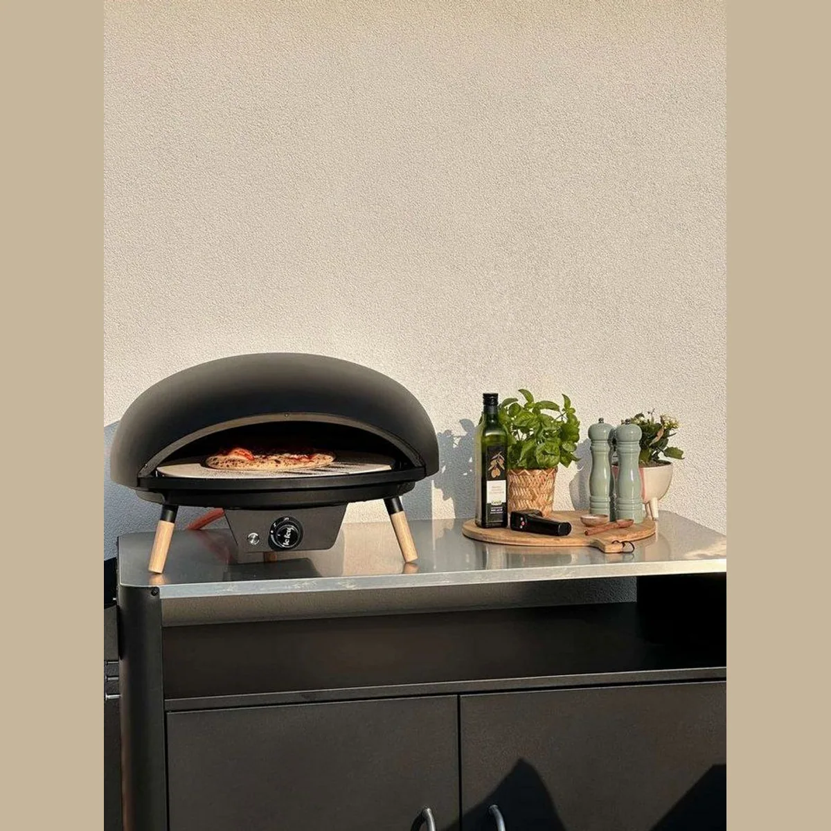 LeFeu Turtle Motion 3.1 Pizzaofen, rotierender Pizzastein, schnelle Backzeit 3