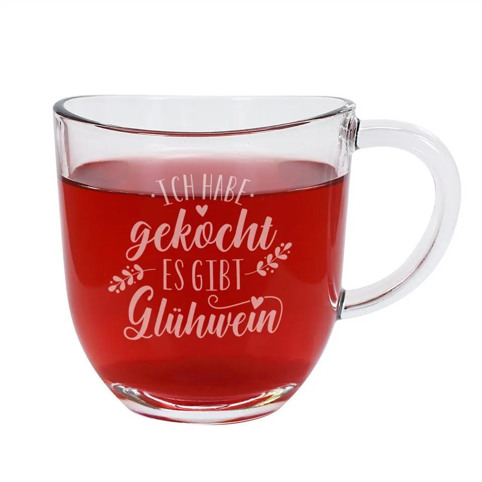 Leonardo Glühweintasse mit Gravur, elegantes Design, 280 ml Fassungsvermögen
